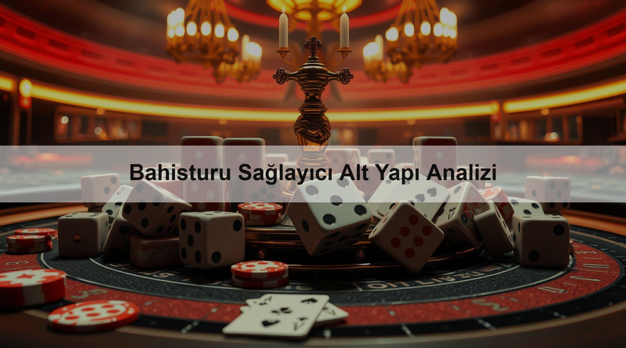Bahisturu Sağlayıcı Alt Yapı Analizi